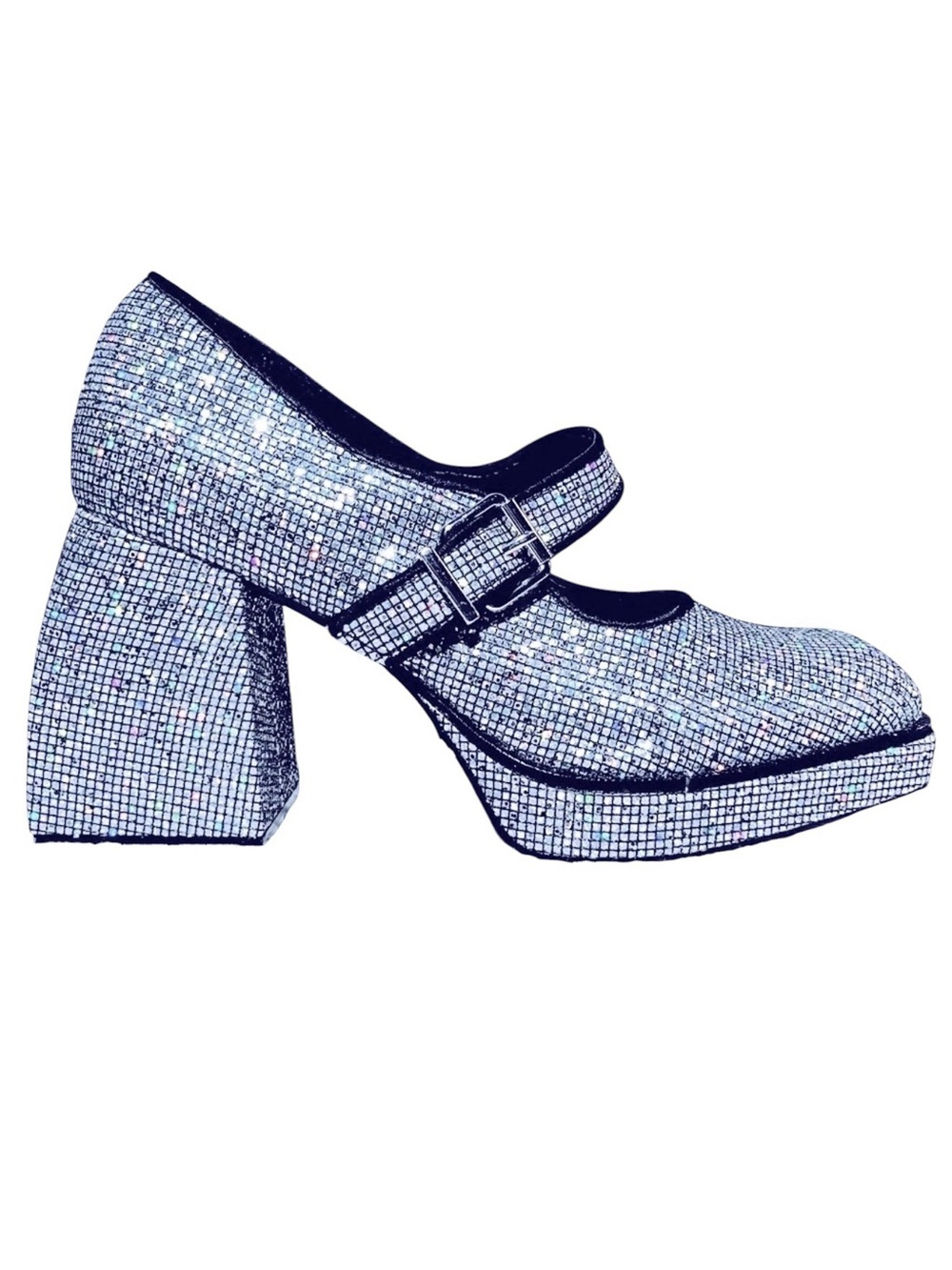 Gianni Bini Shimmer Mary Jane Platform Pumps